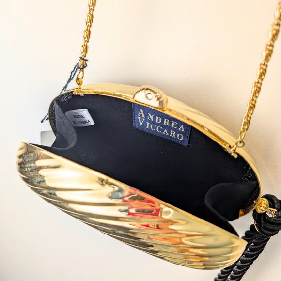 Golden Egg Tassel Clutch long chain - NWT - Picture 5 of 5